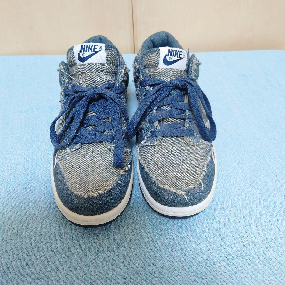 NIKE　スニーカー　デニム素材　ブルー系　24cm