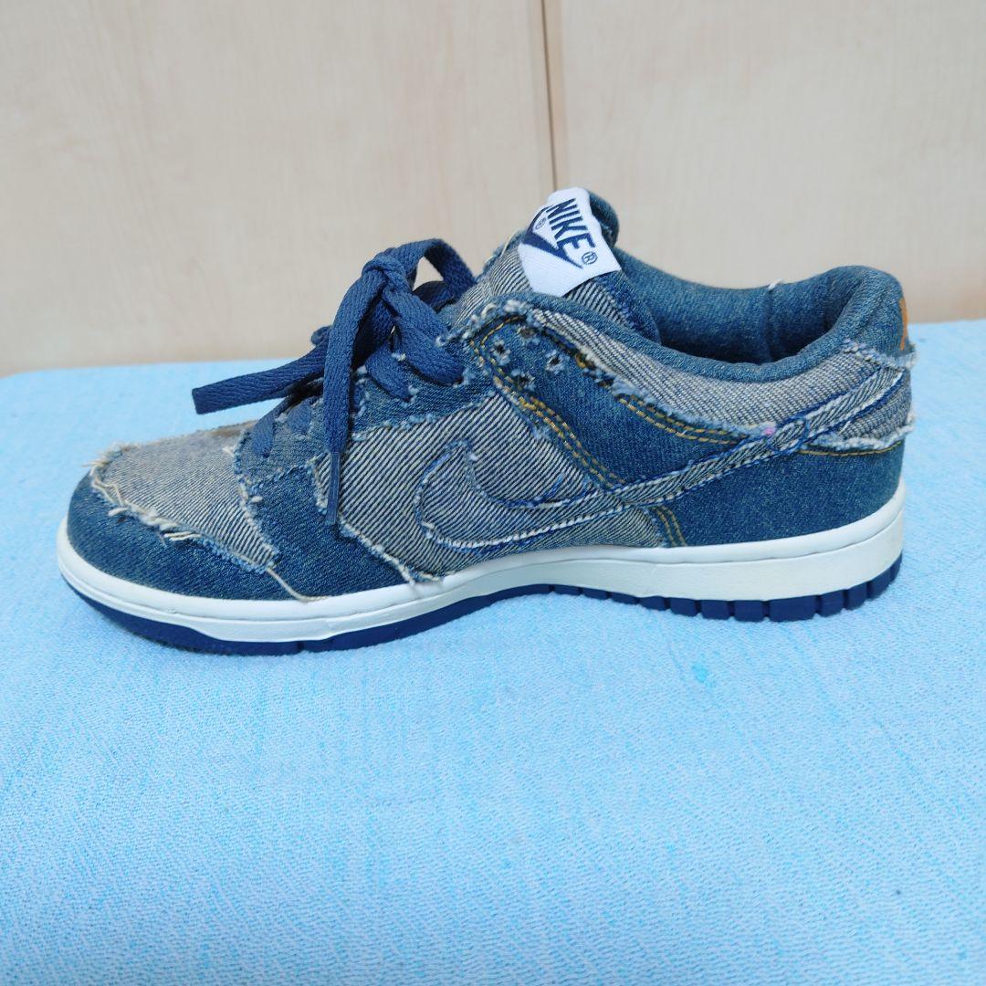 NIKE　スニーカー　デニム素材　ブルー系　24cm