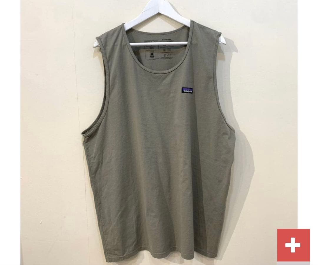 【美品】パタゴニアオーガニックP6ラベルタンクトップ　M