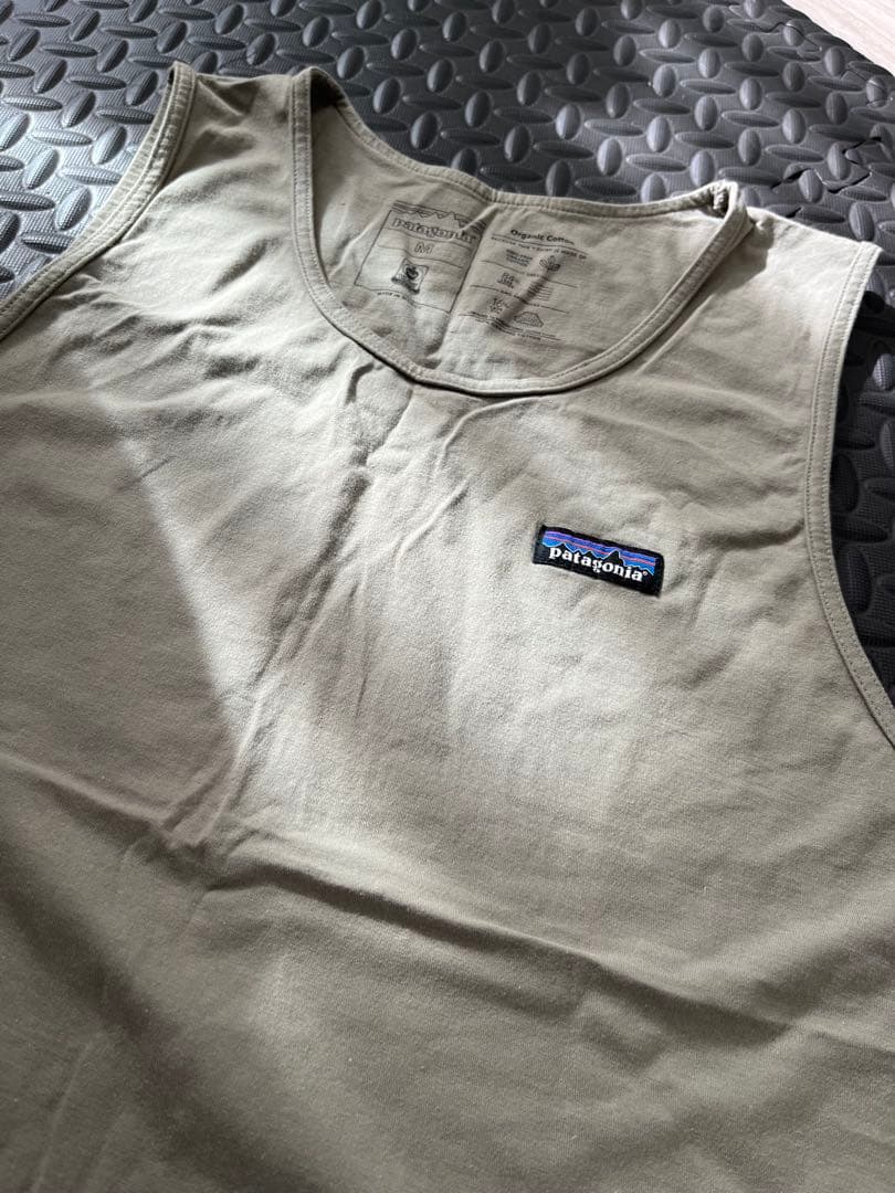【美品】パタゴニアオーガニックP6ラベルタンクトップ　M