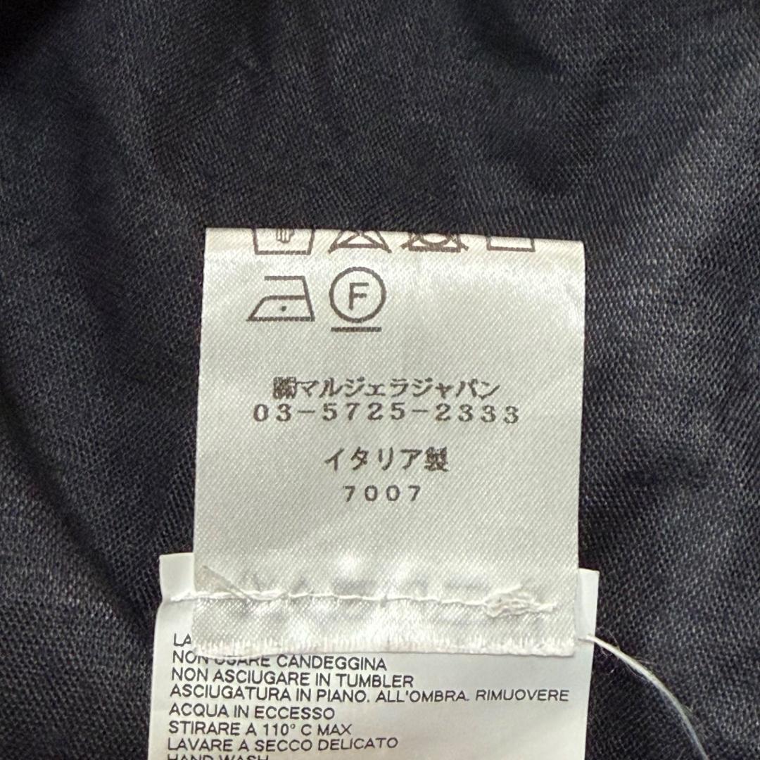 17303✨MM6 メゾンマルジェラ 42 フェイクレザー キャミワンピース 黒