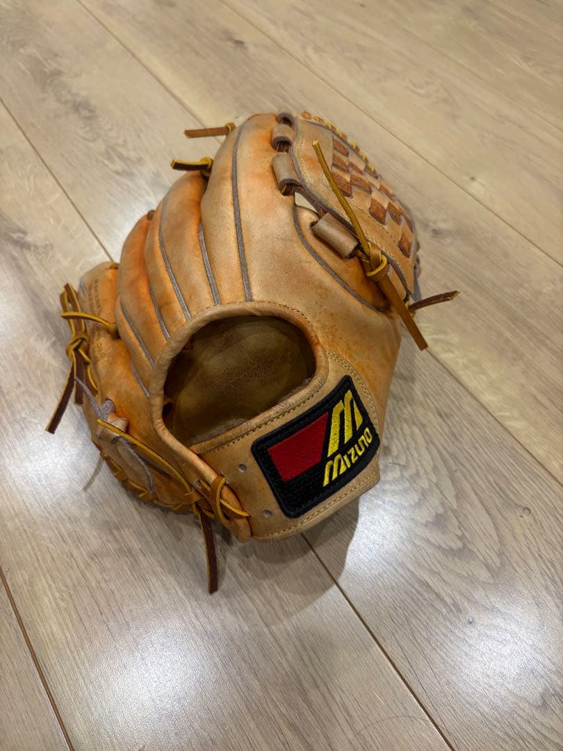 ミズノ一般硬式投手グローブ！廃盤品！フルメンテナンス！高校野球対応品！