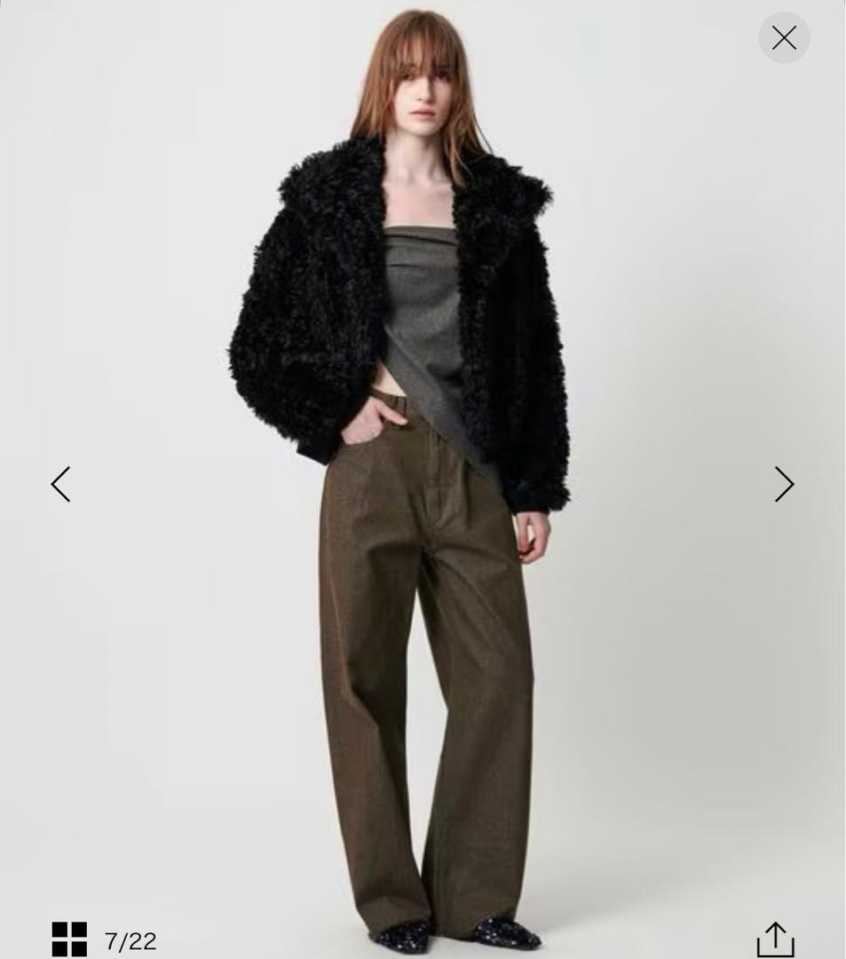 attisession フラッフィーブルゾン