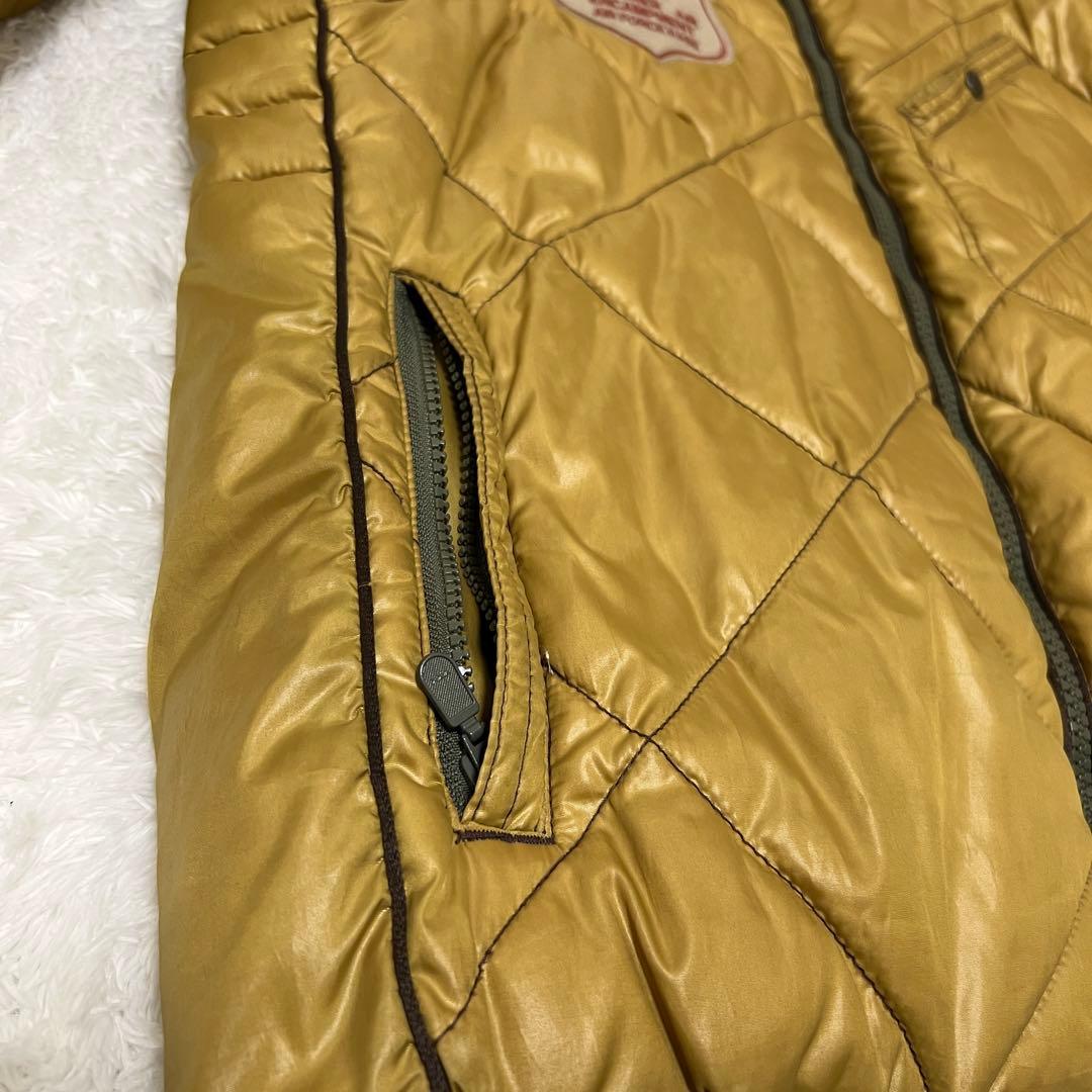 【希少】AVIREX アヴィレックス キルティングジャケット ワッペン 刺繍 L