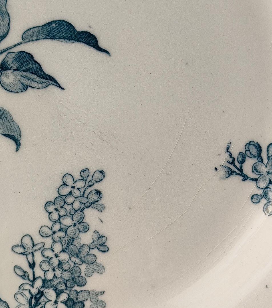 希少　美品　ジアン　LILAS 　平皿E　フランスアンティーク