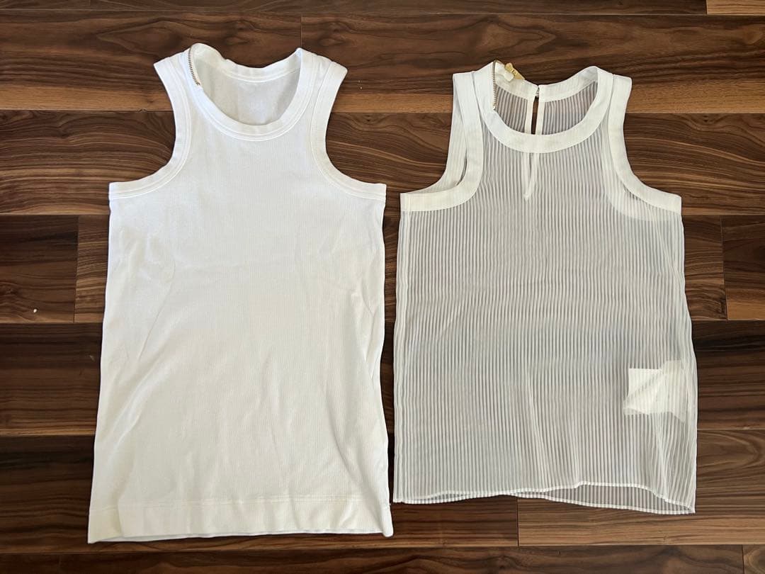 sacai ノースリーブ タンクトップ size 1