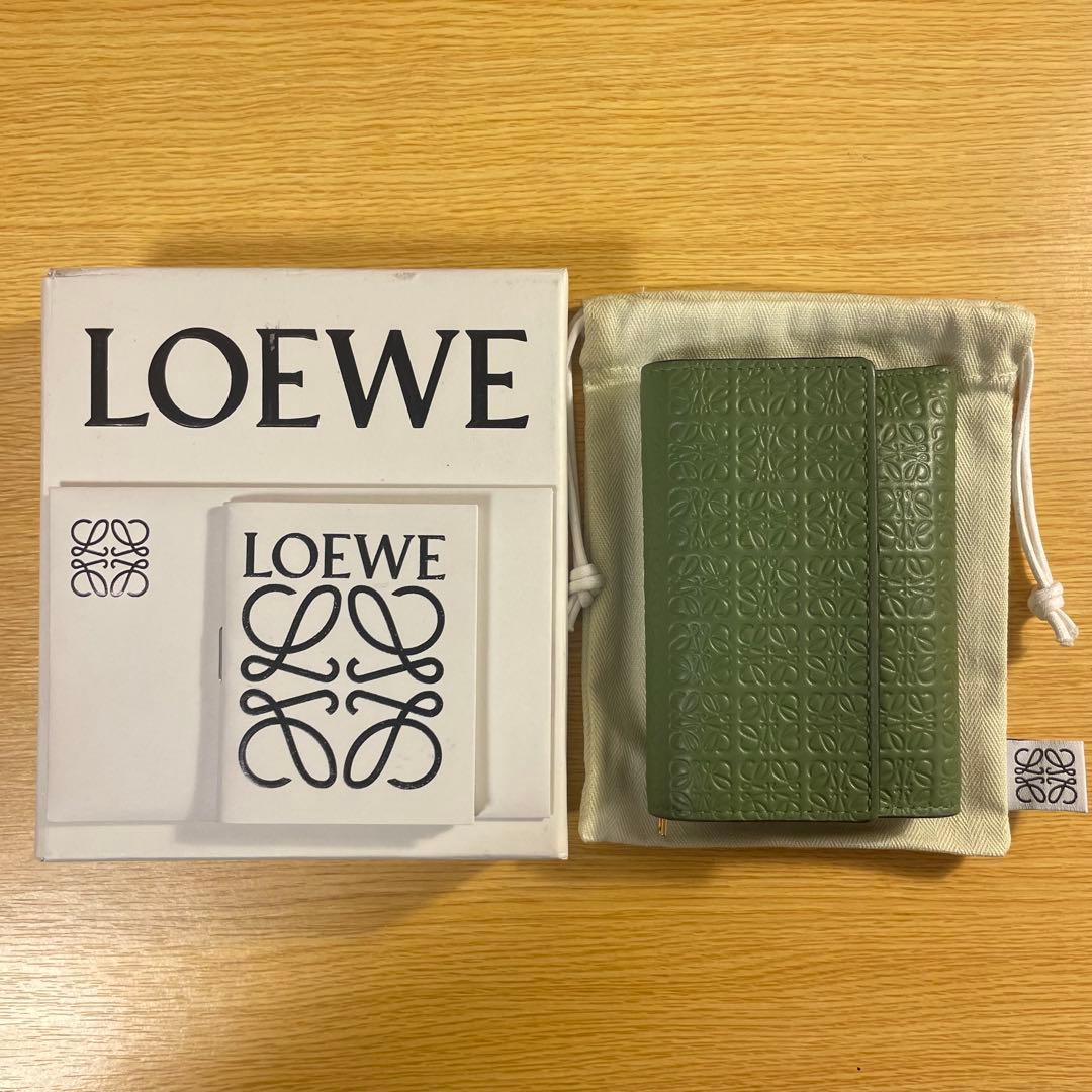 Loewe ロエベ 三つ折り財布 リピート スモール バーティカル ウォレット