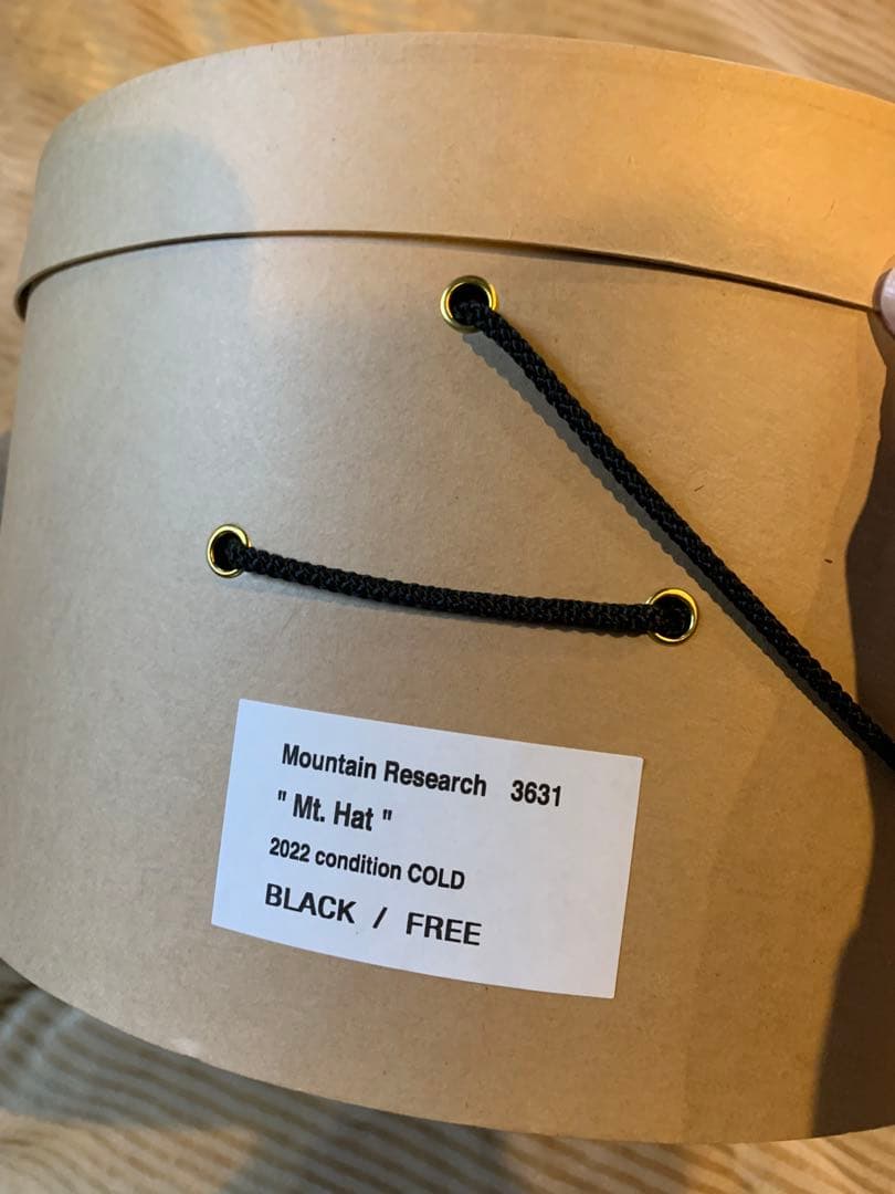 panchi.naohiro　マウンテンハット　ブラック