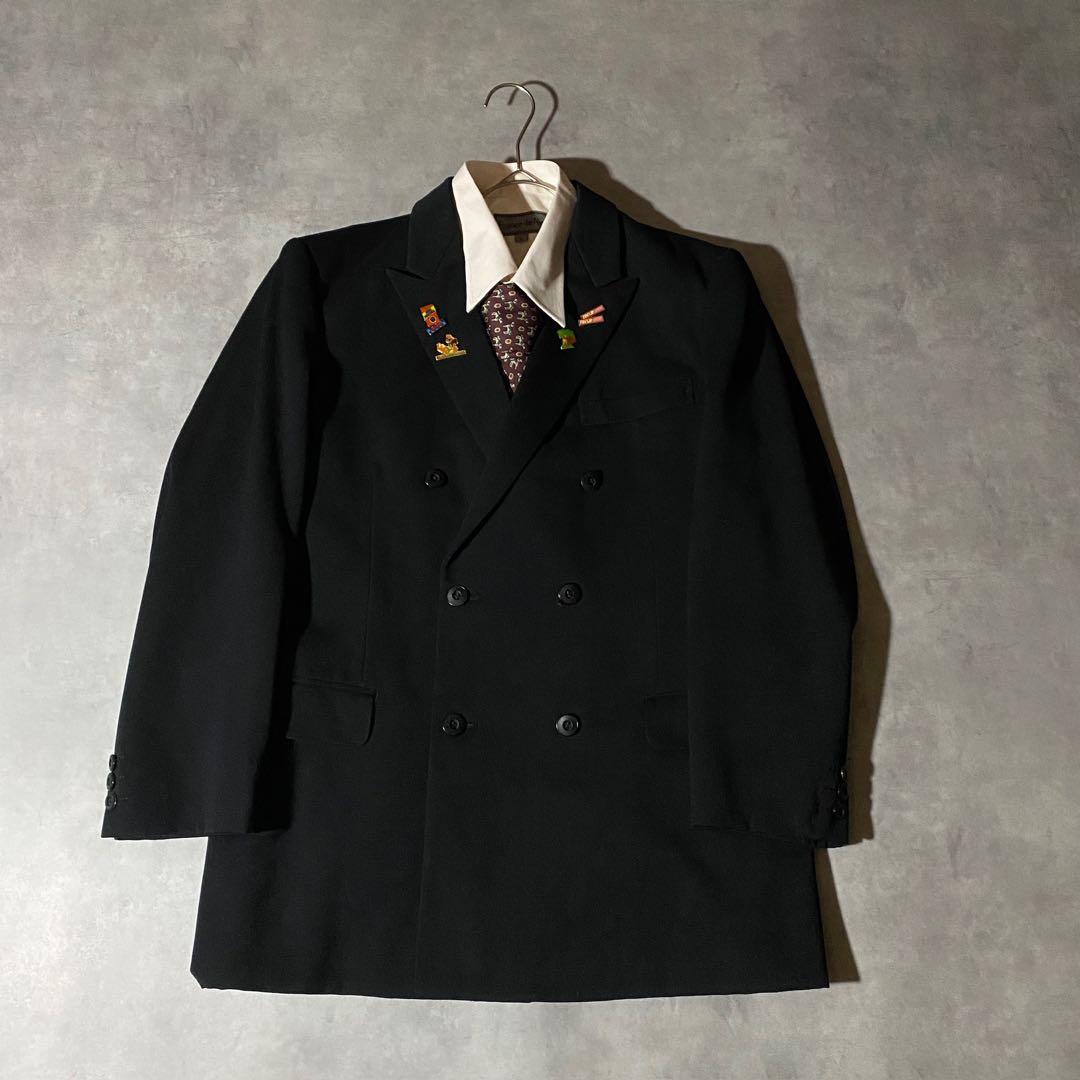 90s vintage レトロセットアップ スーツ ピンズ No.185成人式