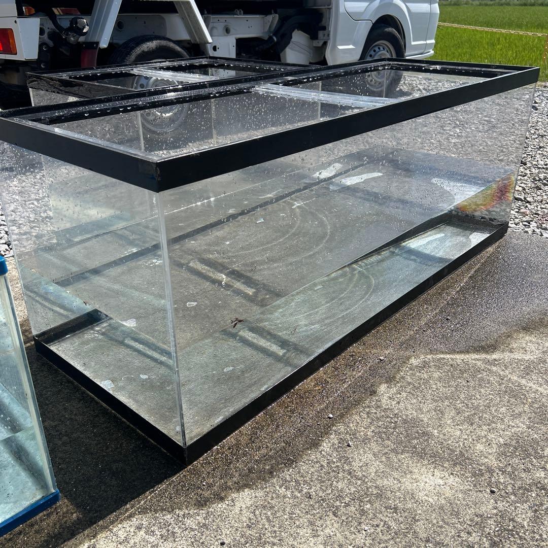大型 アクリル 水槽 透明 黒フレーム 45×120 ！！秋のセール！！