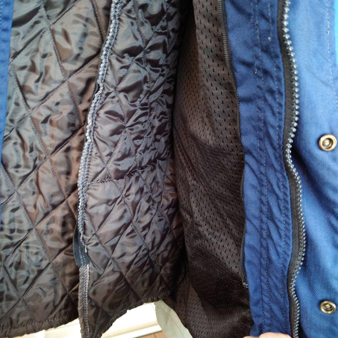 バイクジャケット AXO　RACING ロゴ入り 青