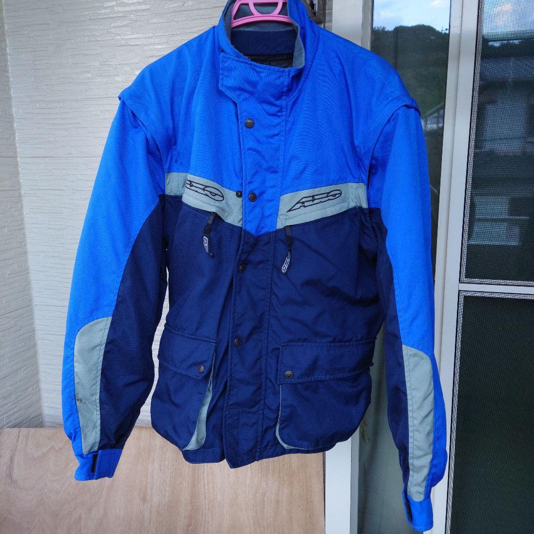 バイクジャケット AXO　RACING ロゴ入り 青