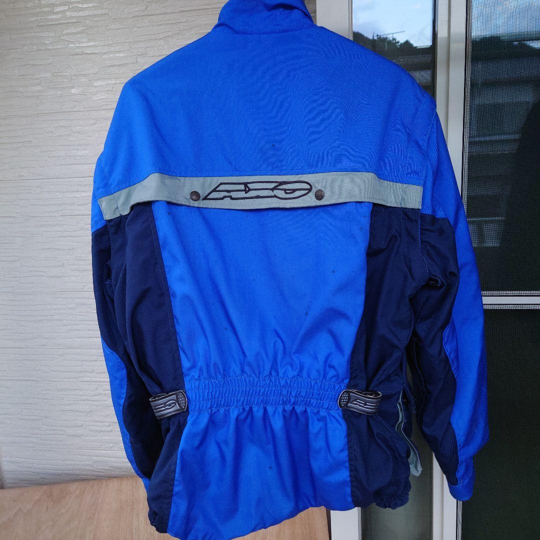 バイクジャケット AXO　RACING ロゴ入り 青