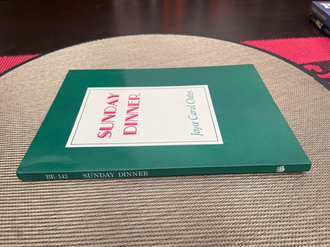 希少　SUNDAY DINNER Joyce Carol Oates
