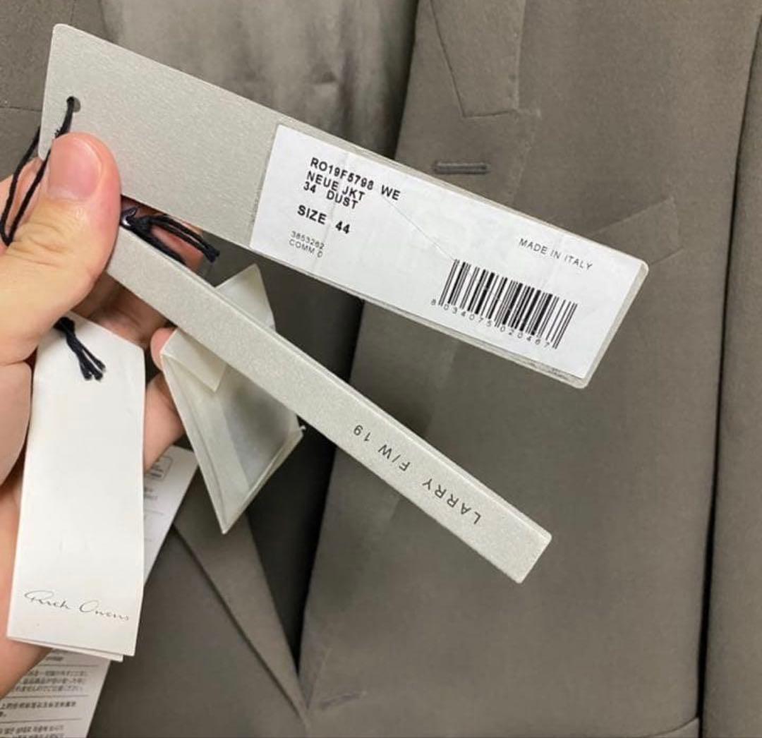 ジャケット・アウター Rick Owes 2019AW neue blazer 44