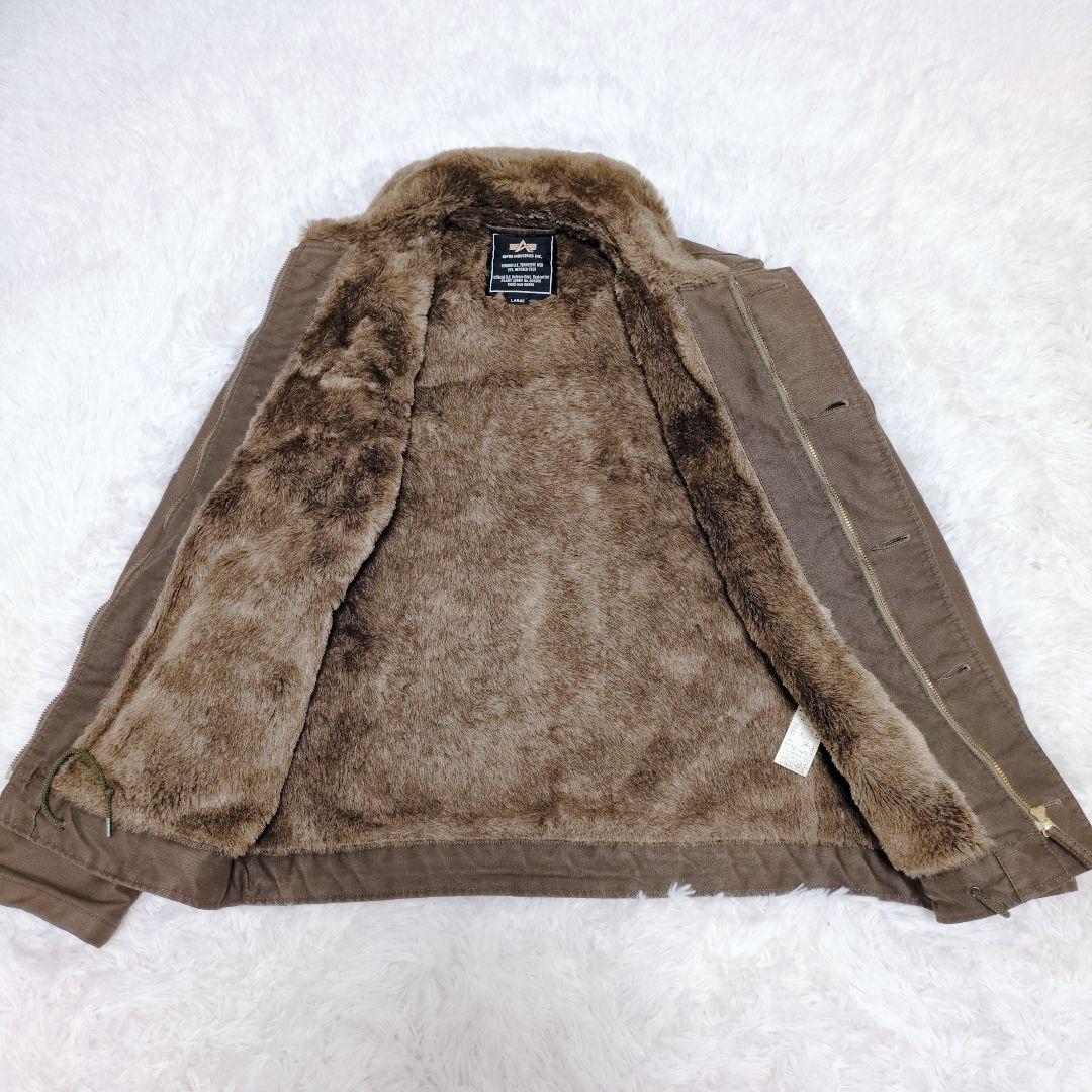 美品 ALPHA アルファ N-1 デッキジャケット