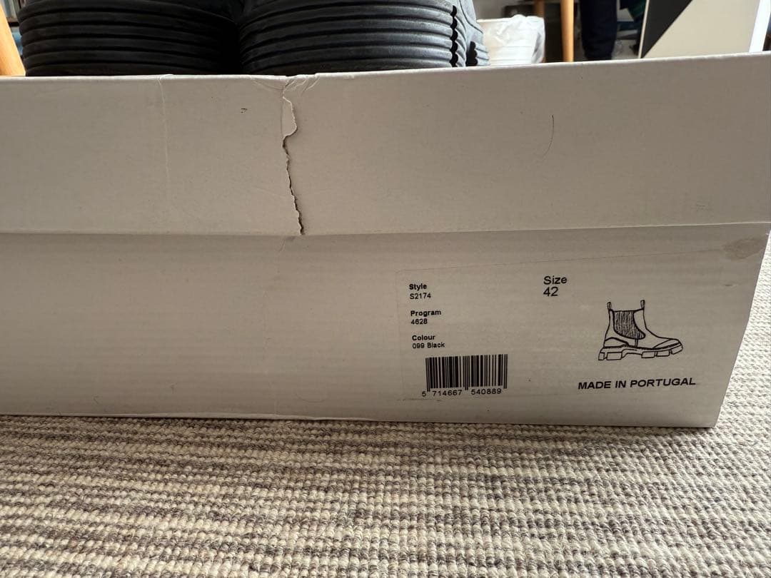 GANNI リサイクルラバーブーツ