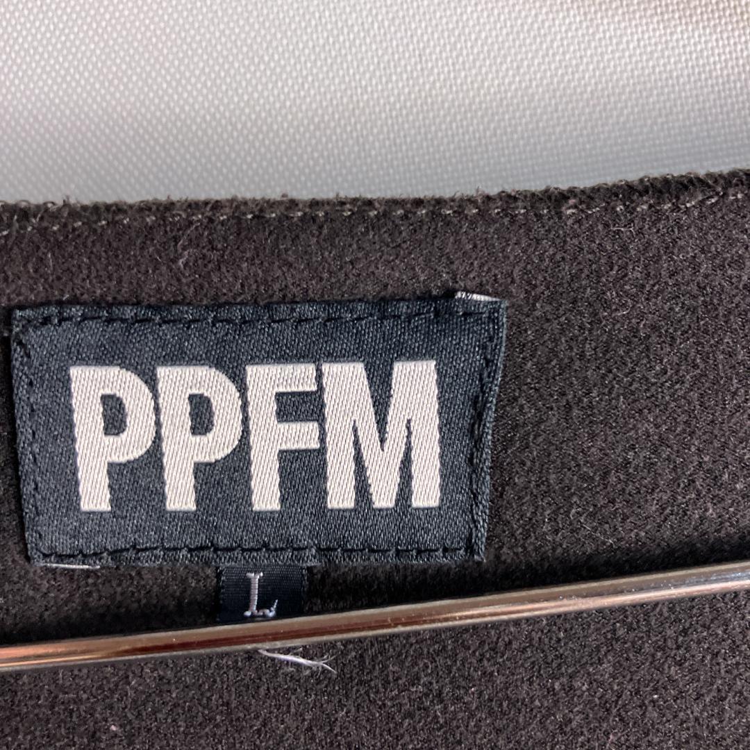 00s PPFM ロンT y2k ネオグランジ Vネック 英字 カートコバーン