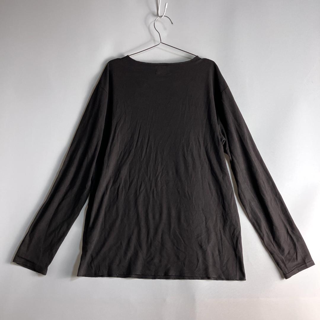 00s PPFM ロンT y2k ネオグランジ Vネック 英字 カートコバーン