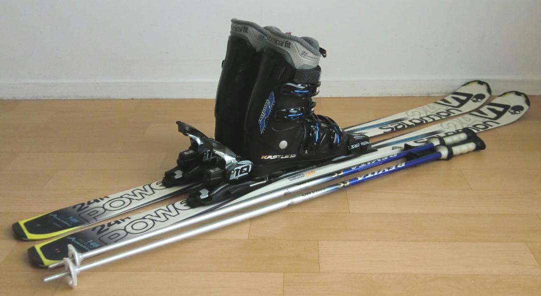 ■■1月限定■送料無料■サロモン■スキーセット■板146靴25.5■メンテ付■■