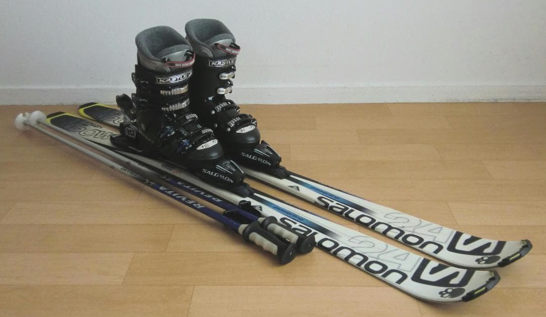 ■■1月限定■送料無料■サロモン■スキーセット■板146靴25.5■メンテ付■■
