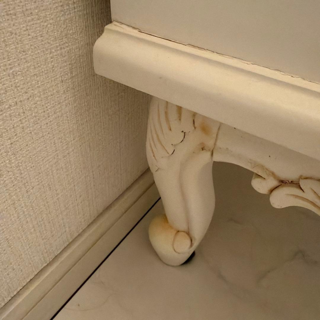 アンティーク　キャビネット　猫足　姫系家具　ロココ調