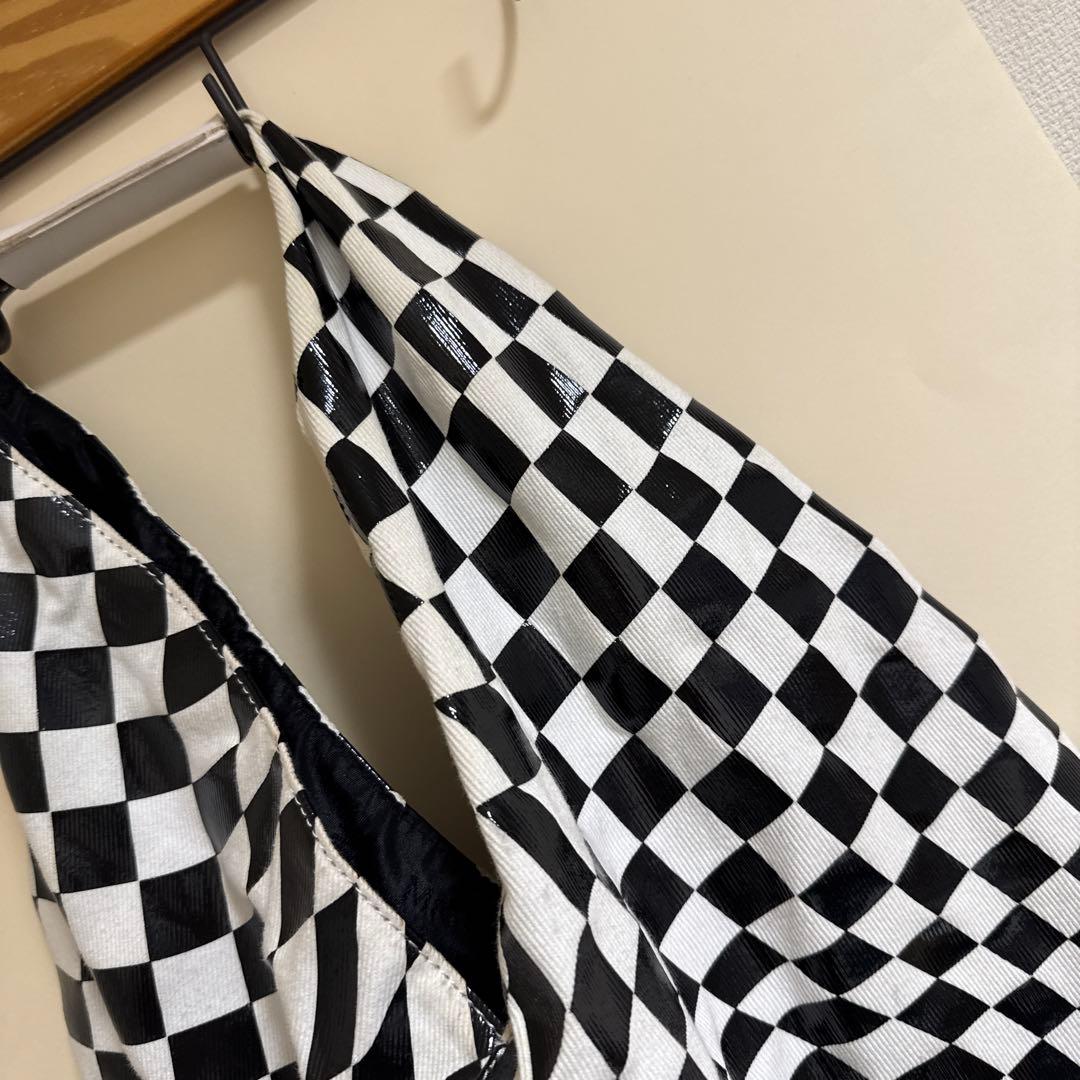 MM6 ジャパニーズ トートバッグ チェックミディアム