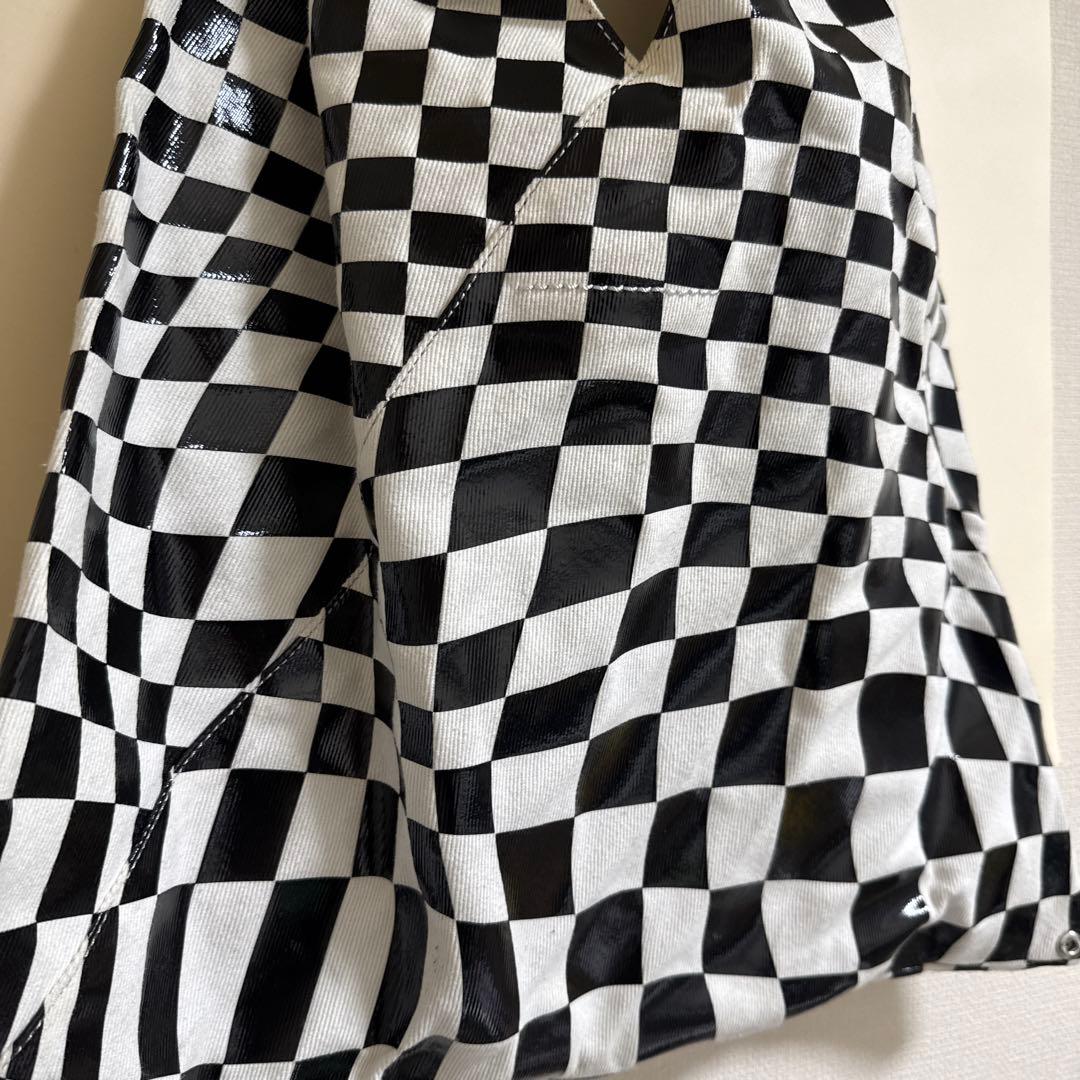 MM6 ジャパニーズ トートバッグ チェックミディアム