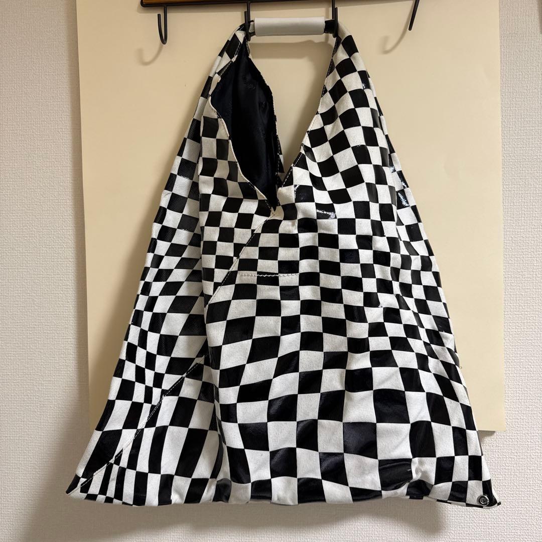 MM6 ジャパニーズ トートバッグ チェックミディアム