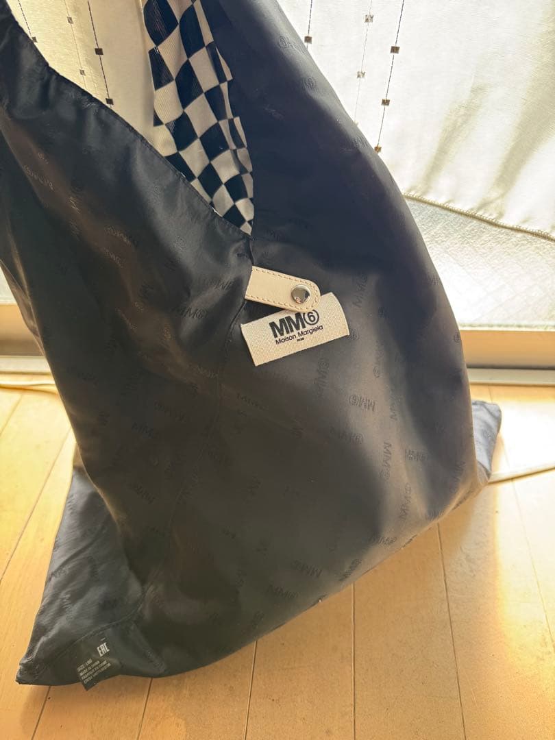 MM6 ジャパニーズ トートバッグ チェックミディアム