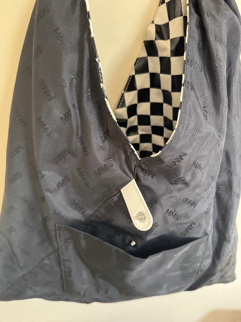 MM6 ジャパニーズ トートバッグ チェックミディアム