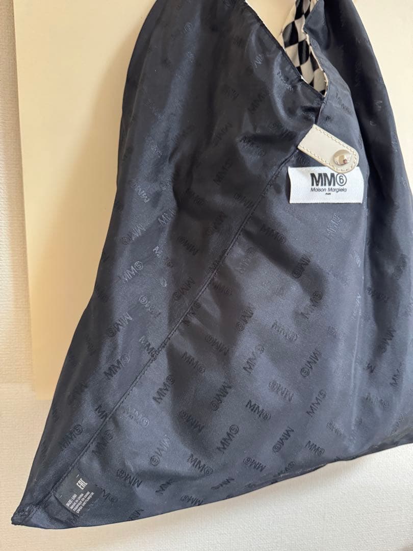 MM6 ジャパニーズ トートバッグ チェックミディアム