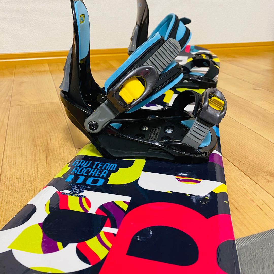 美品✨IGNIOスノーボード 110cm ビンディング付 2点セット キッズ