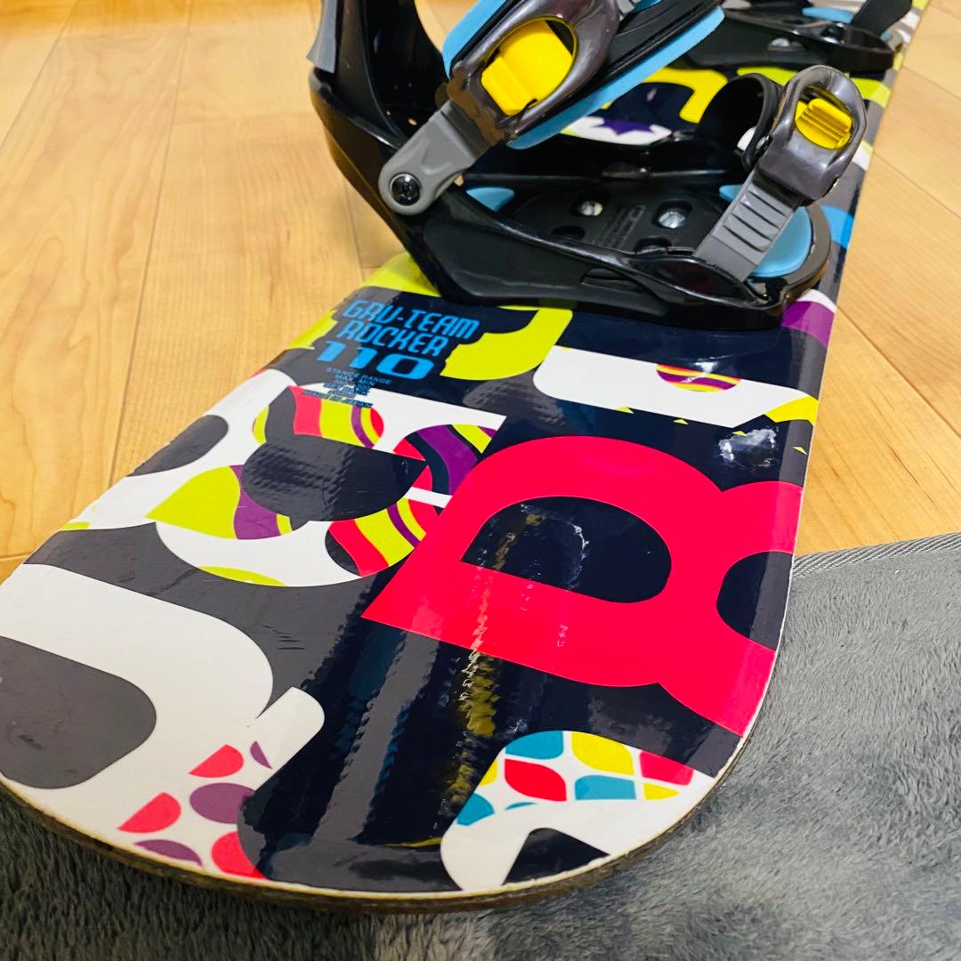 美品✨IGNIOスノーボード 110cm ビンディング付 2点セット キッズ