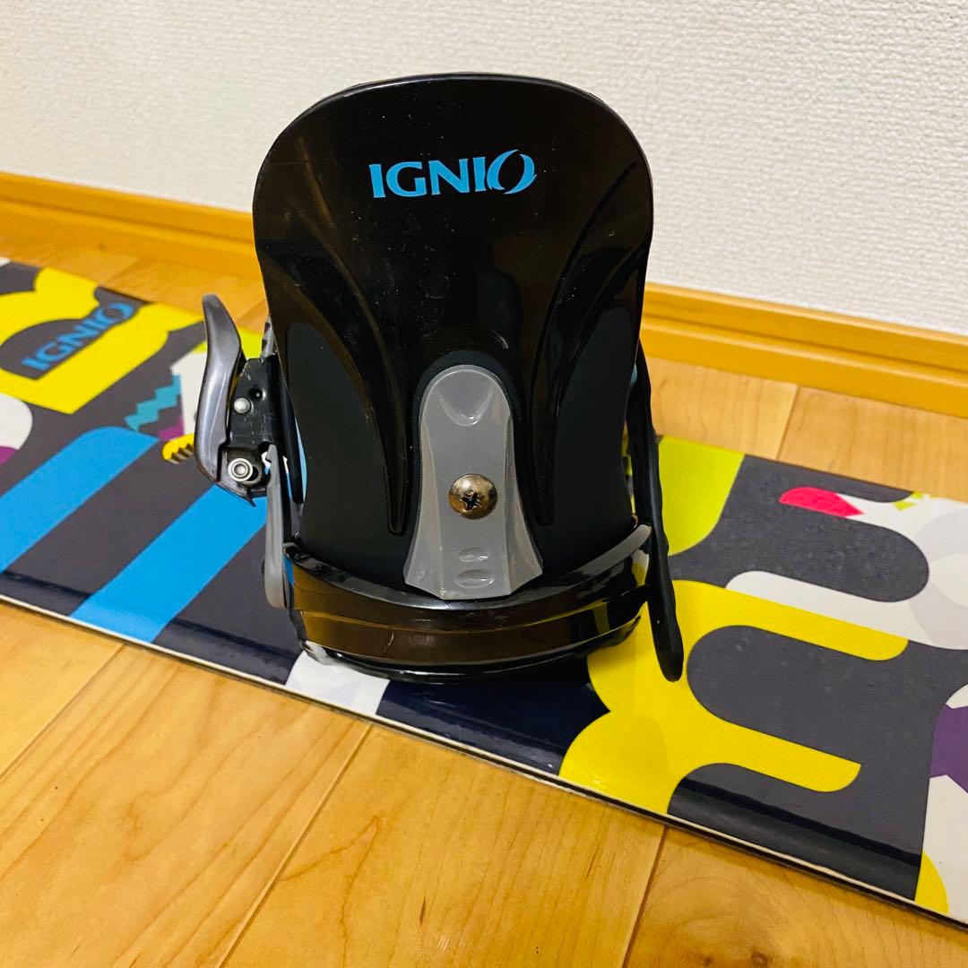 美品✨IGNIOスノーボード 110cm ビンディング付 2点セット キッズ