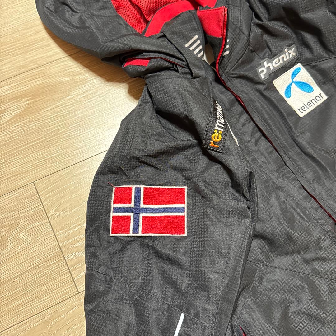 phenix ダークグレー スキーウェアセットアップ