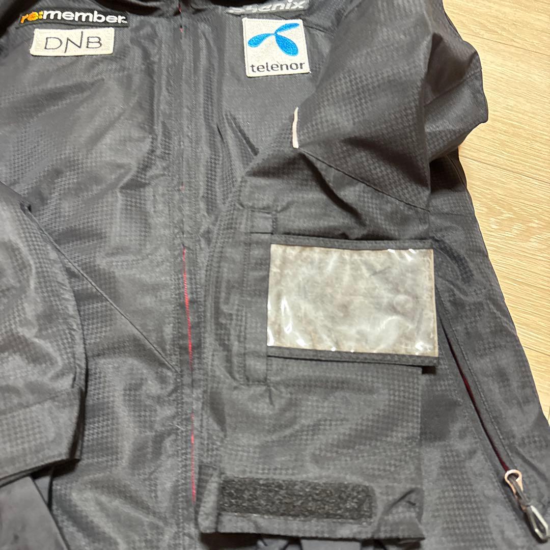 phenix ダークグレー スキーウェアセットアップ