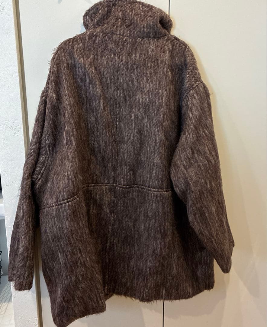 美品⭐︎hellam シャギースタンドカラーコート