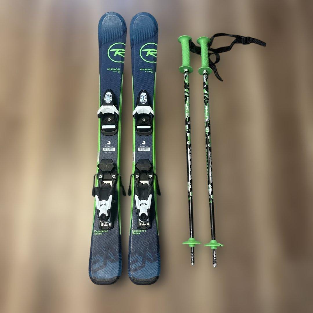 ROSSIGNOL Exp.P90 子供スキーセット 92センチ　　ストックk2