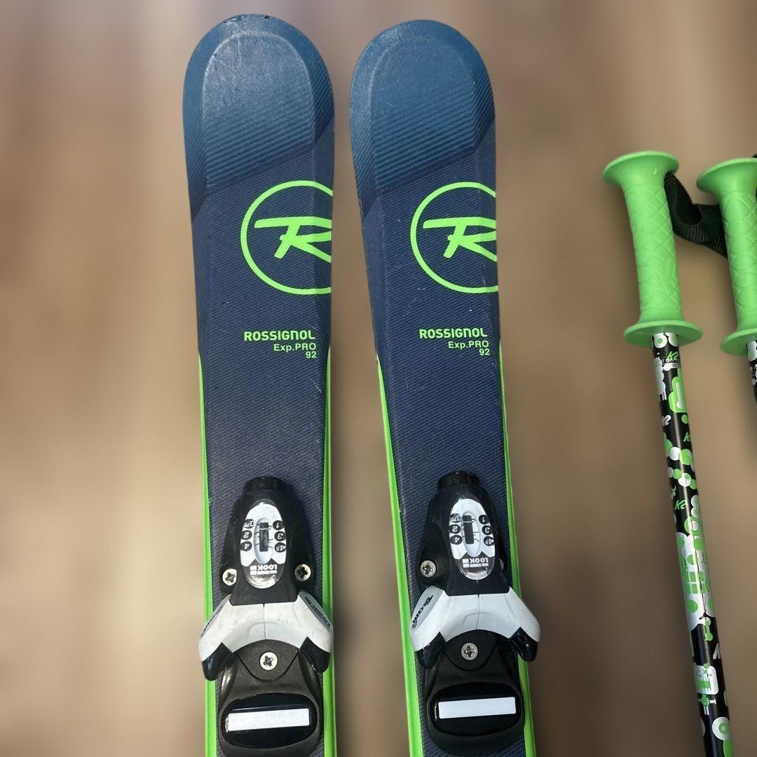 ROSSIGNOL Exp.P90 子供スキーセット 92センチ　　ストックk2