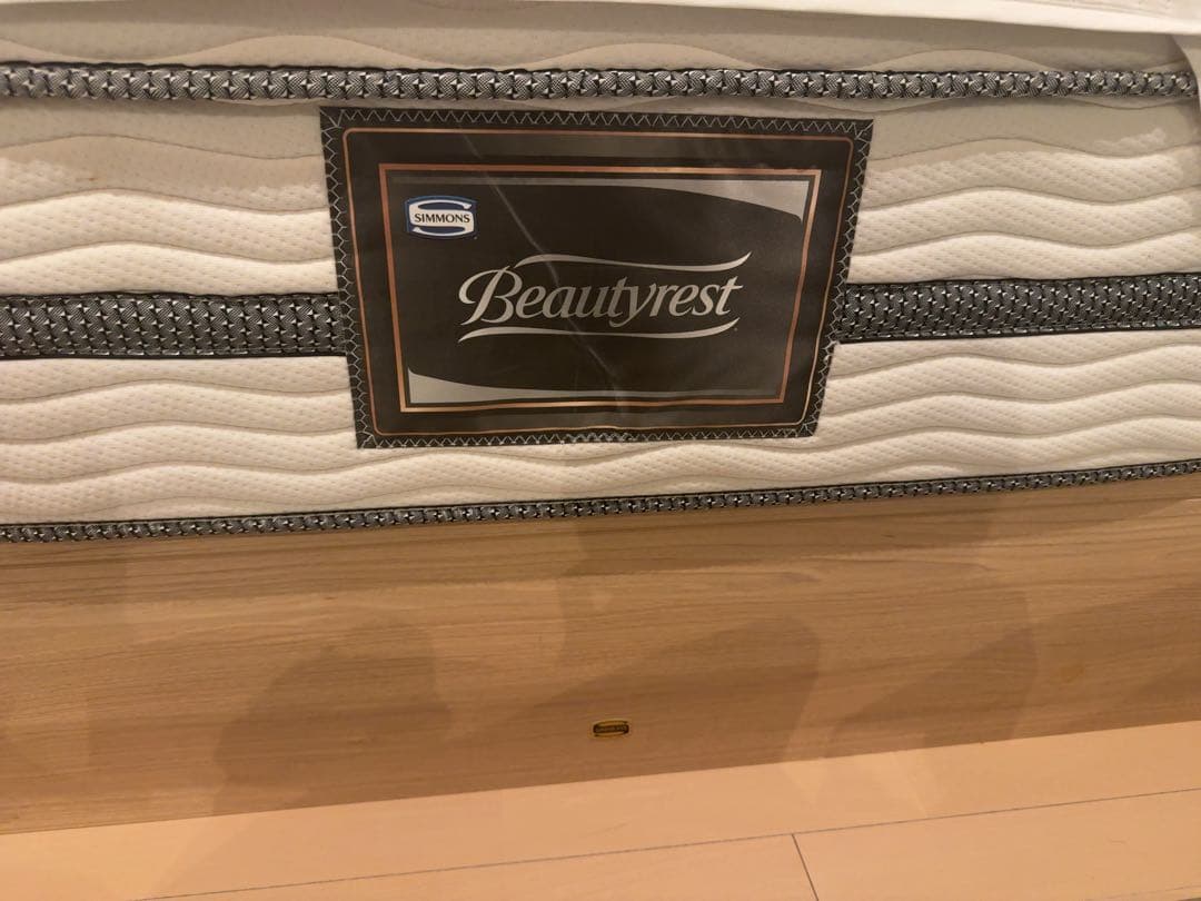 【専用】シモンズセミダブルベッド(フレーム+マットレス)