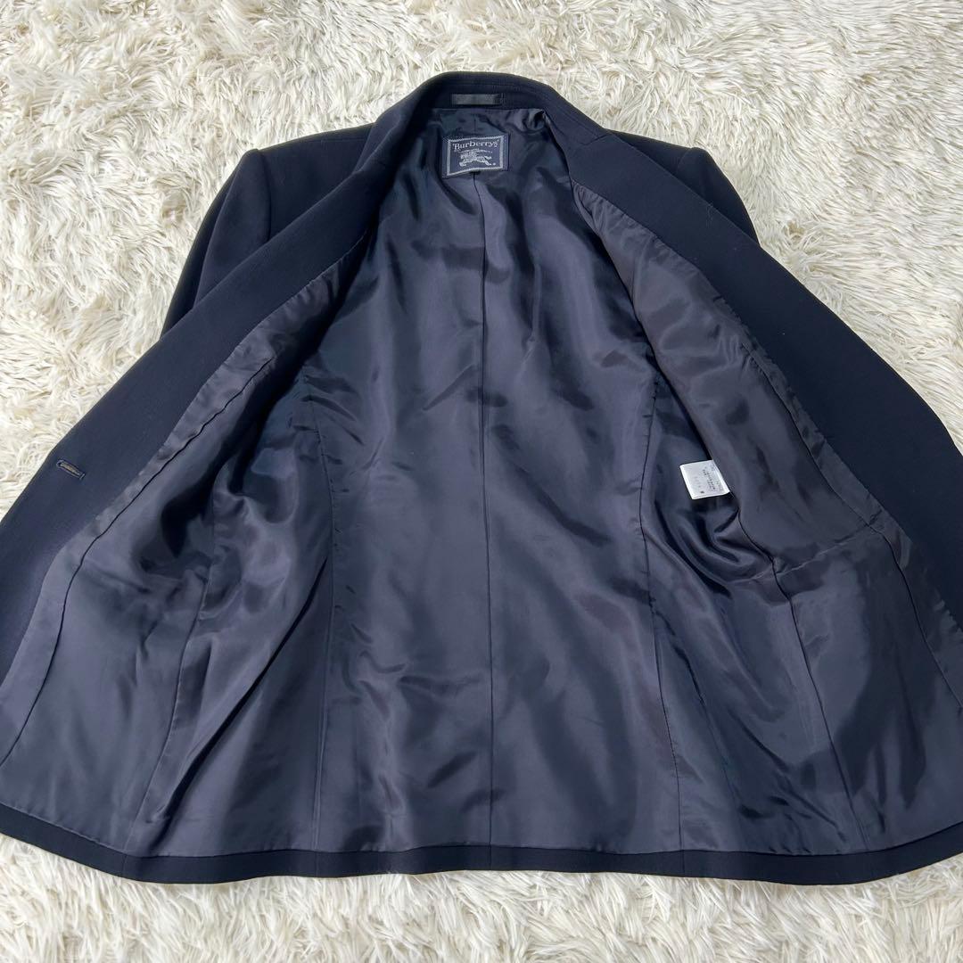 美品✨ バーバリー スカートスーツ セットアップ ダークネイビー 40