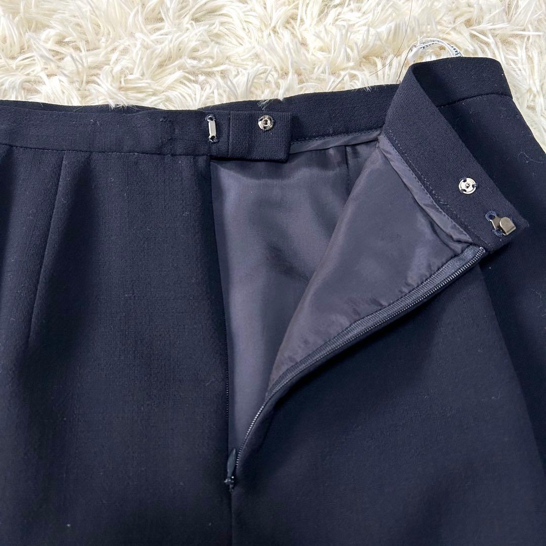 美品✨ バーバリー スカートスーツ セットアップ ダークネイビー 40