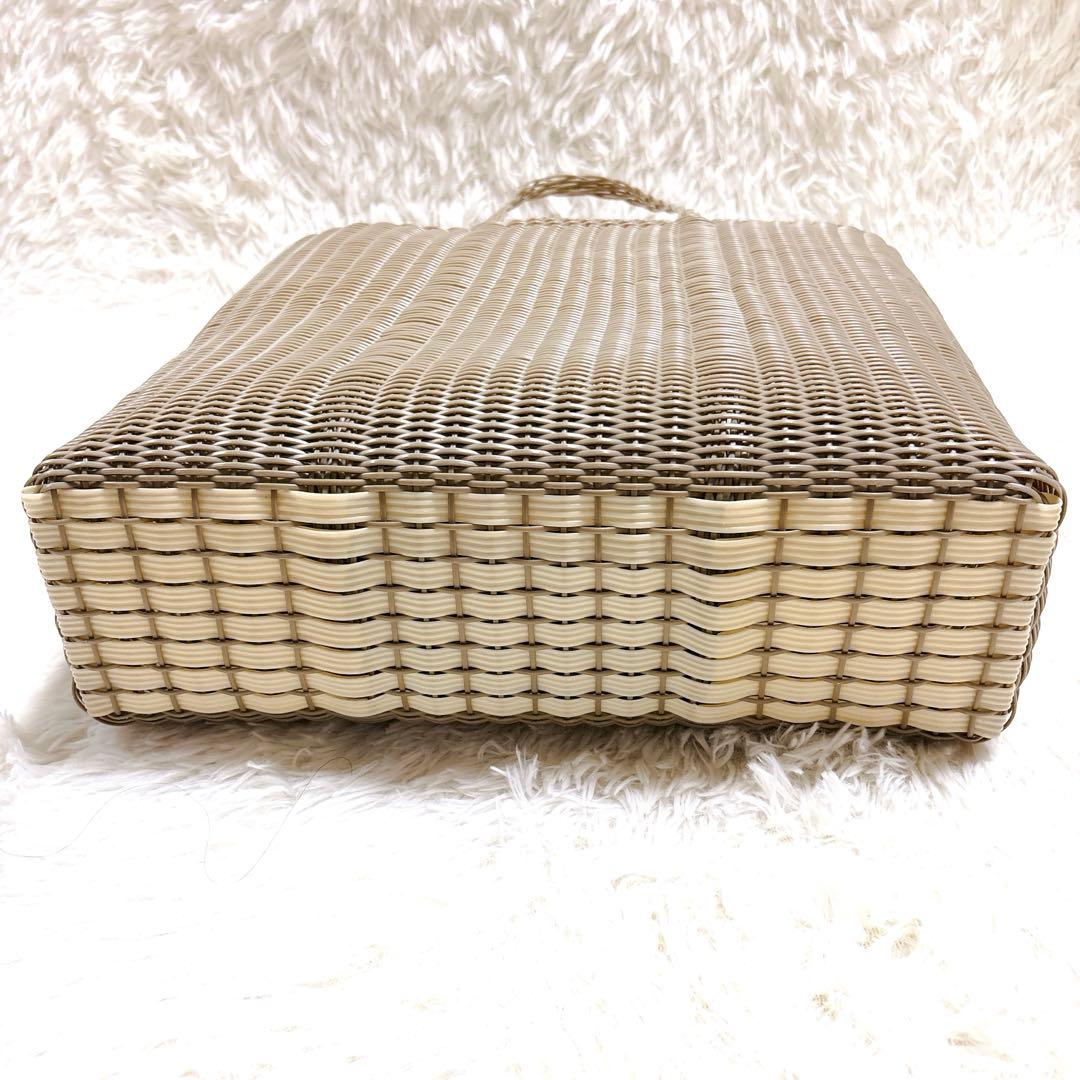 ⭐︎美品　PALOROSA パロローサ　かごバック　トート　ベージュ　グレージュ