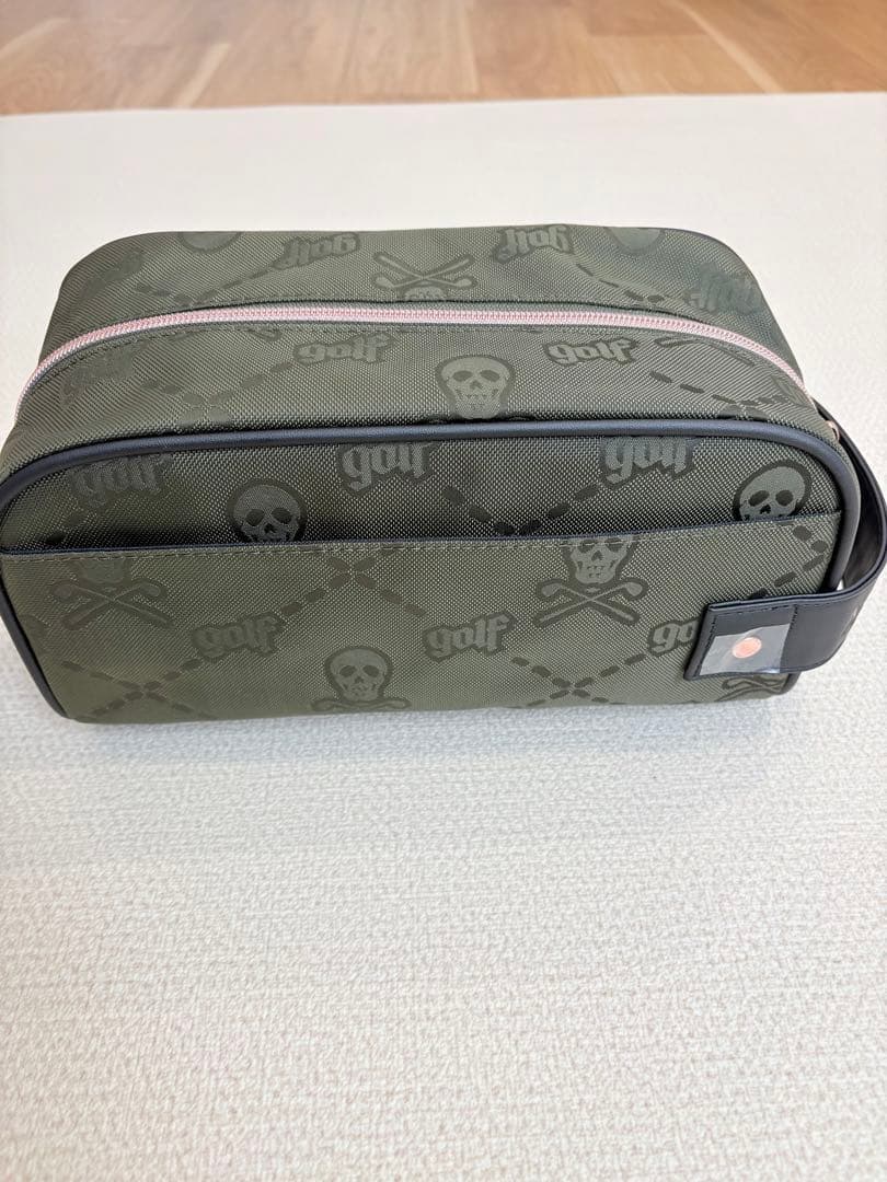 内田よしひさ【新品】MARK & LONA ゴルフポーチ オリーブグリーン