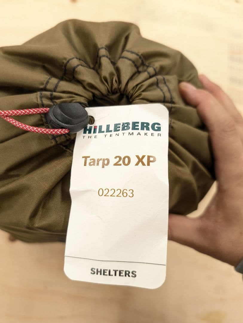 HILLEBERG TARP 20 XP サンド 新品未開封