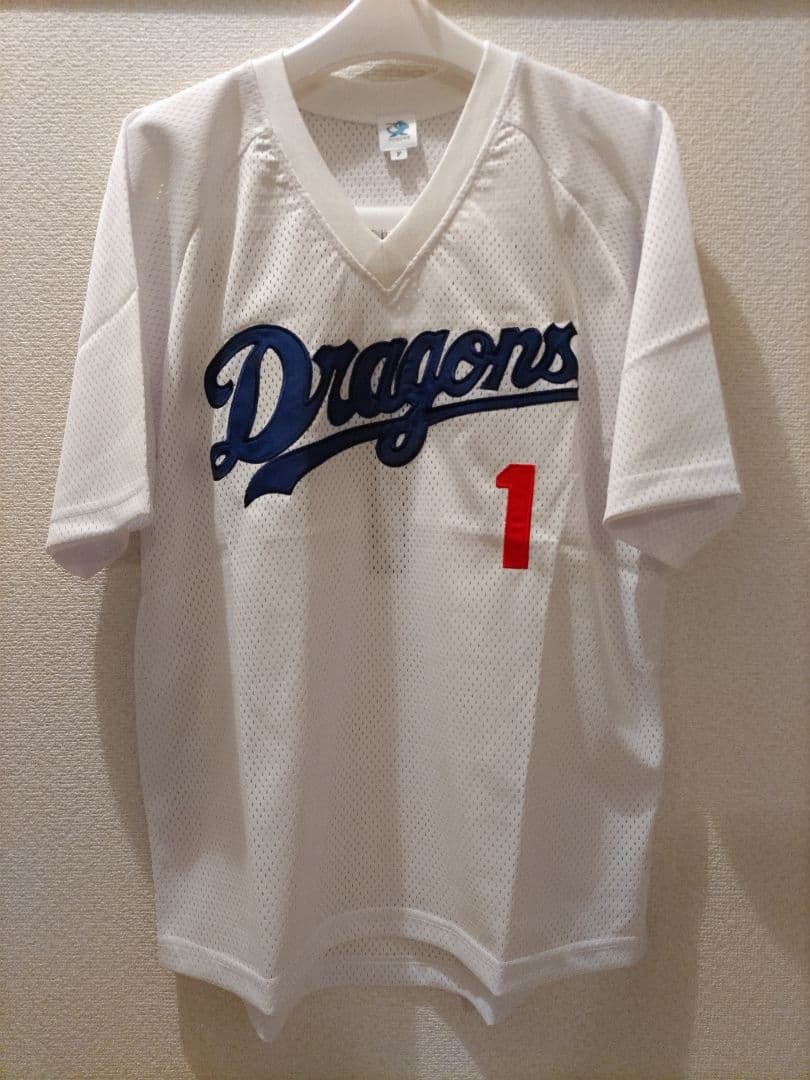 中日ドラゴンズ　福留孝介　刺繍　ユニフォーム　プルオーバー　当時物