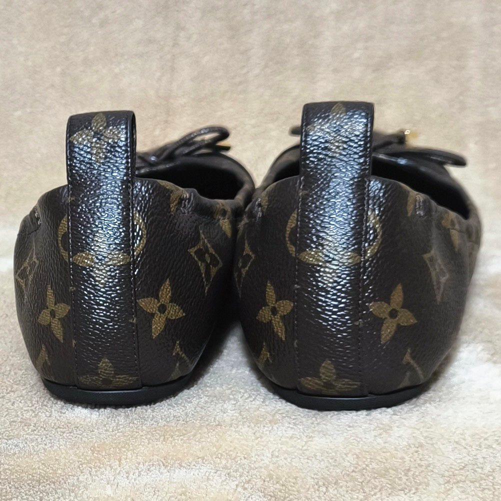 LOUIS VUITTON　モノグラム　バレリーナ　フラットシューズ　38サイズ