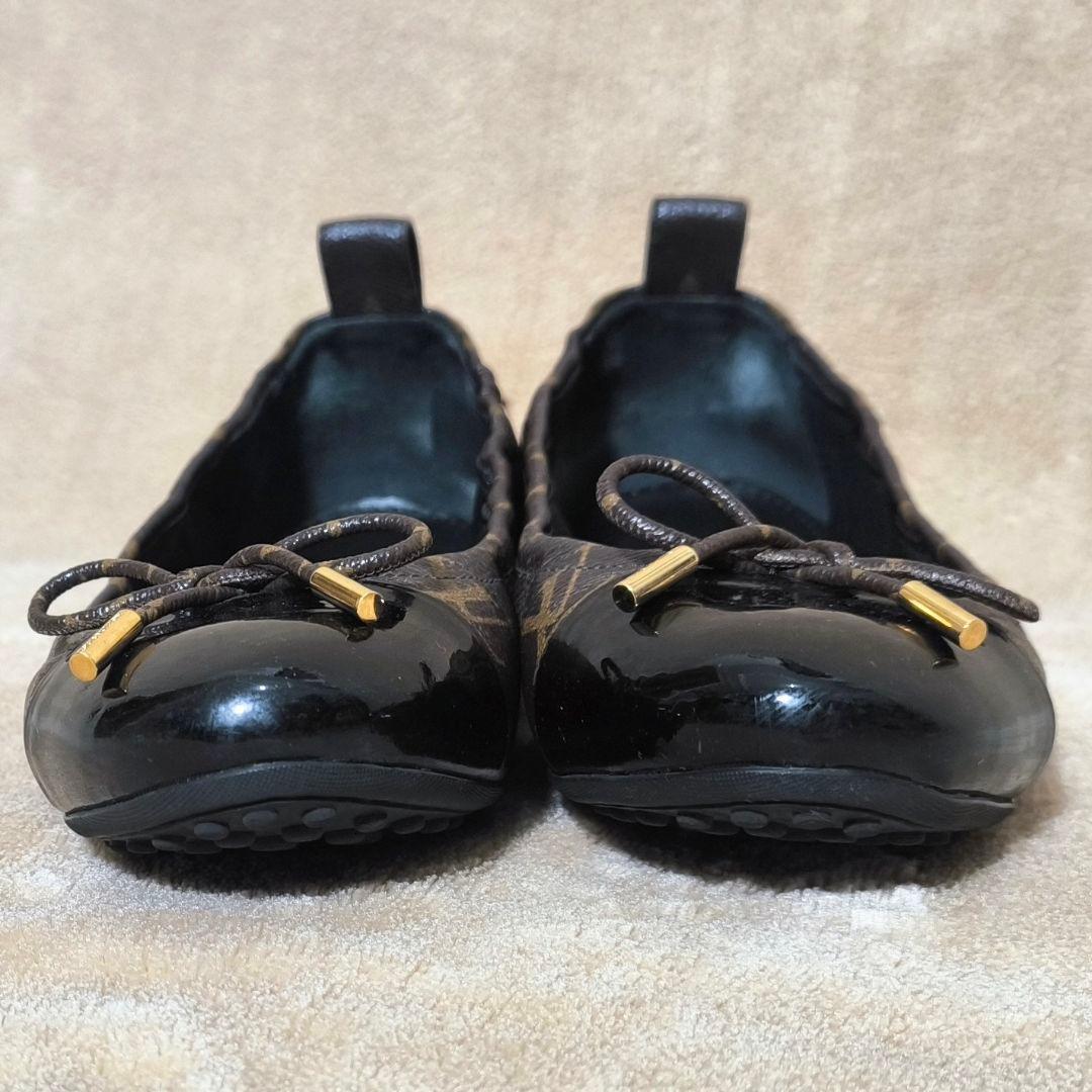 LOUIS VUITTON　モノグラム　バレリーナ　フラットシューズ　38サイズ