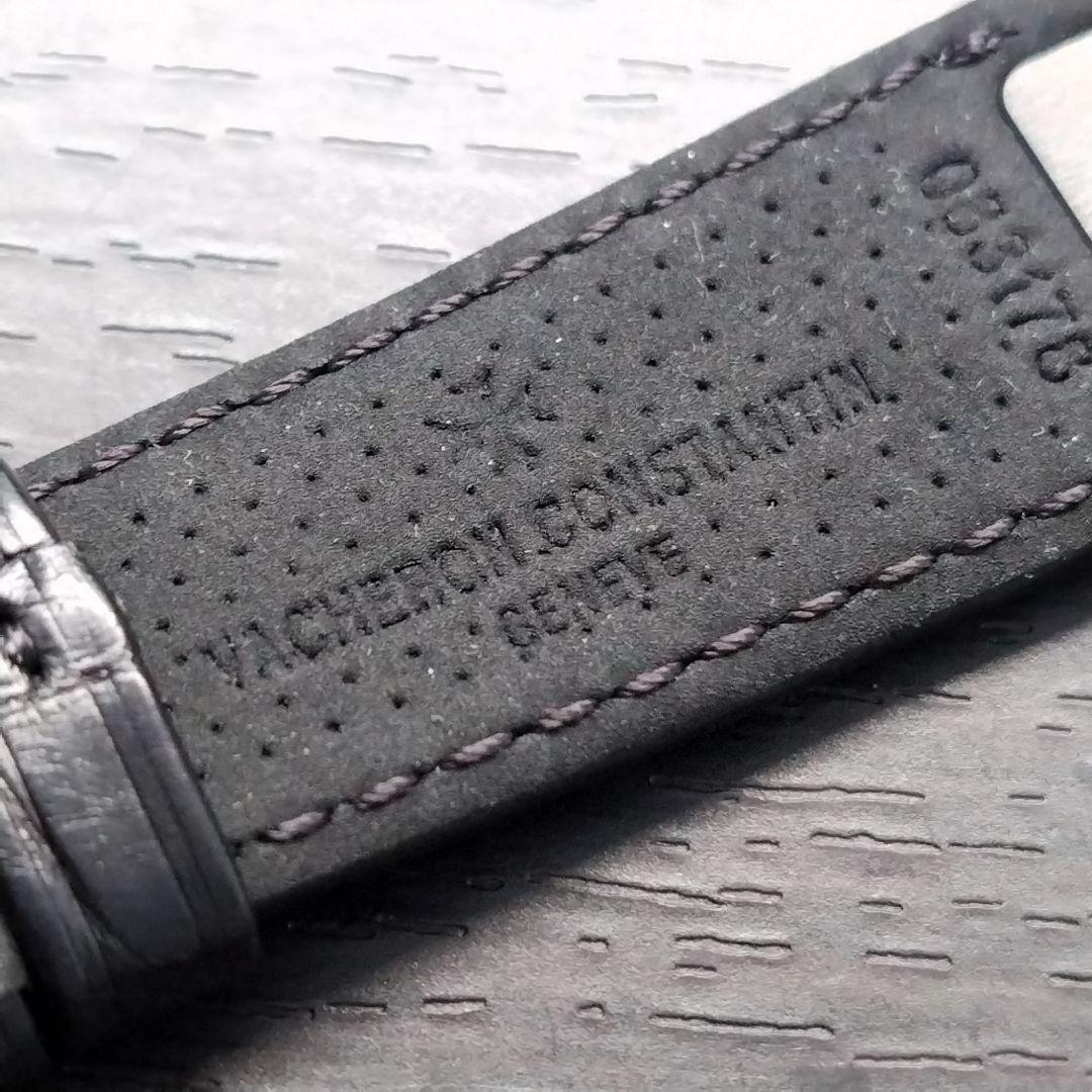 ヴァシュロンコンスタンタン　レザーベルト　ストラップ　ブラック　083178